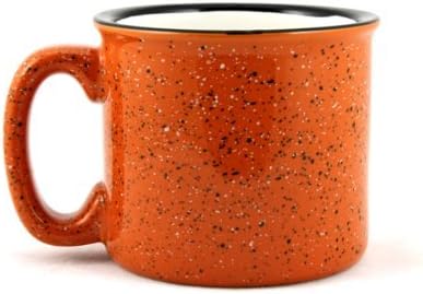 Ceramic Campfire Mug, 15oz - Set of 4 (Burnt Orange)