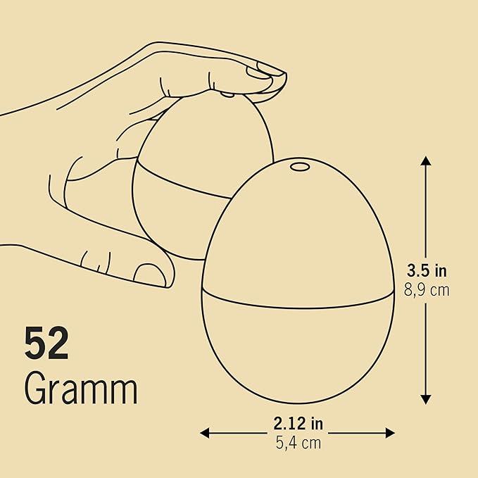 Rock 'n' Roll BeepEgg β Egg Timer for Boiling Eggs β Musical Egg Cooker for Soft, Medium, Hard Boiled Eggs β Food Safe β Singing Floating Egg Timer β Egg Cooker for 3 Levels of Doneness - Brainstream
