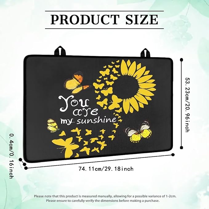 Butterfly Print Stove Covers for Gas Dust-Proof Protector Pad with Funny Pattern Designs for Laundry Room & Kitchen Decor Universal 29"x20.9"