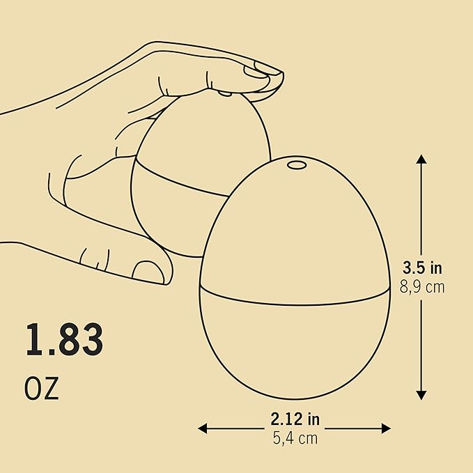 BeepEgg Basic Red β Egg Timer for Boiling Eggs β Musical Egg Cooker for Soft, Medium, Hard Boiled Eggs β Food Safe β Singing Floating Egg Timer β Egg Cooker for 3 Levels of Doneness - Brainstream
