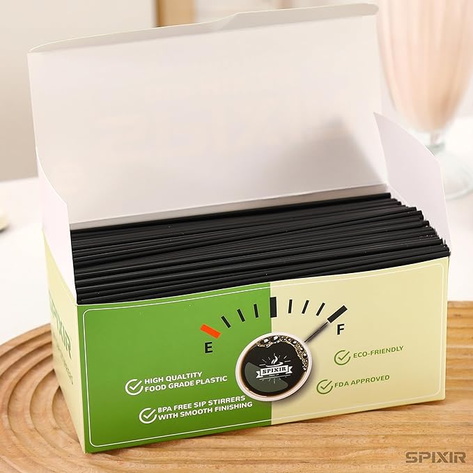Coffee Stir Sticks, Coffee Stirrers, Stir Sticks, Disposable Stir Sticks for Coffee, Stirring Sticks, Swizzle Sticks for Coffee & Drinks (5.5 Inches - Pack of 250)