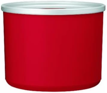 Cuisinart Ice Cream Maker Machine, 1.5 Quart Double Insulated Machine, Sorbet and Frozen Yogurt Maker, Ready in 20 Minutes, ICE-21RP1, Red