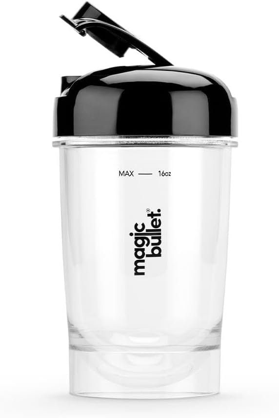 Magic Bullet® Mini Juicer,Countertop Space-Saving,2" Feed Chute for Fruits and Vegetables,400W,16oz Cup,Compact Design,Black,MBJ50100AK,(Pack of 2)