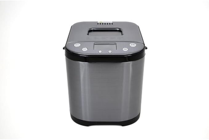 CULINARY CHEF Bread Maker Machine with Nonstick Bowl, Bread Hook, Measuring Cup & Spoon. 15-in-1, Gluten-Free Bread, Cake& Yogurt, 3 Crust Colour options and more.t3 Loaf Sizes. 2LB XL-Stainless Steel