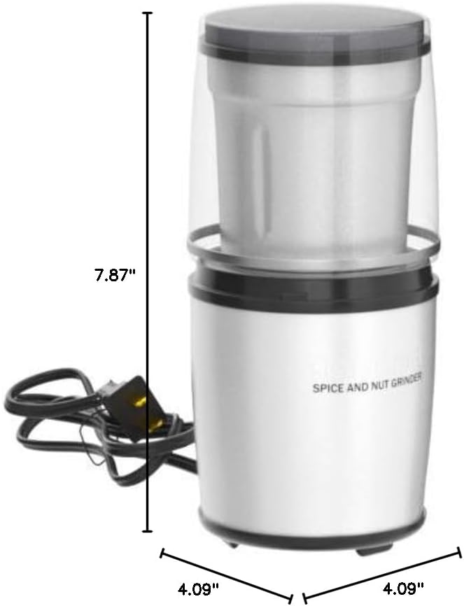 Cuisinart SG-10 Electric Spice-and-Nut Grinder, Stainless/Black, Mini