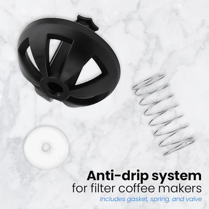 ANAKEL HOME Coffee Maker Replacement Brew Basket Stopper Kit 00607701 | Spring Loaded Handle & Coil Springs, Compatible with Most Coffee Maker Brands, Durable DIY Replacement Accessory