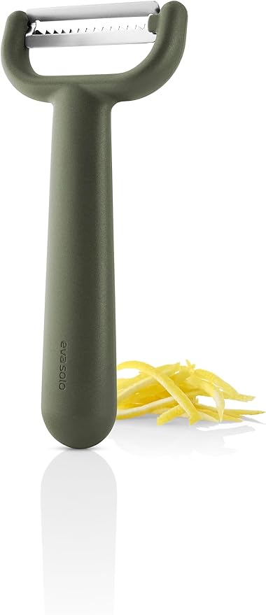 EVA SOLO | Green Tools julienne Peeler | Efficient peeler for making impressive vegetable or fruit ribbons or strips | Danish Design & Functionality | Kitchen Gadgets & Accessories