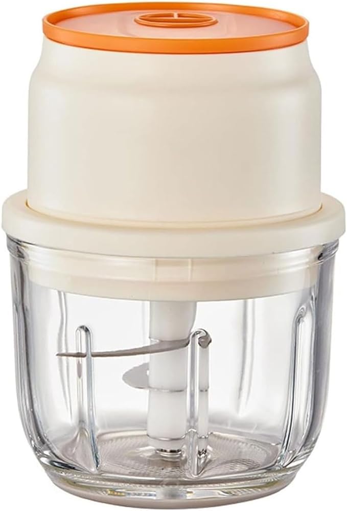 Mini Cordless Electric Mini Chopper, Portable Powerful Garlic Chopper, Onion Grinder, Masher, Crusher, Food Processor for Ginger, Chili, Veggie (Size : 150ml)