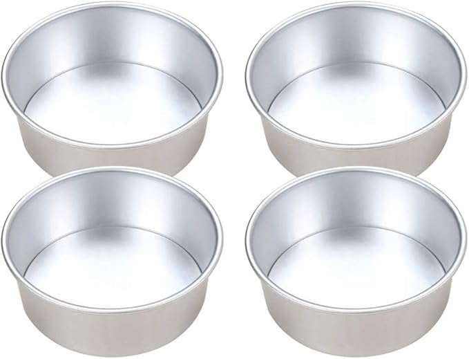 Cake Tin， Non-Stick Cake Mould, Baking ToolsBaking Mold,Cake Mould,Baking 2pcs 8inch Alloy Cake Pan Round Cake Mold Tray Non-Stick Baking Mould with Removable Bottom for Chirtmas Party Pans (Color : P