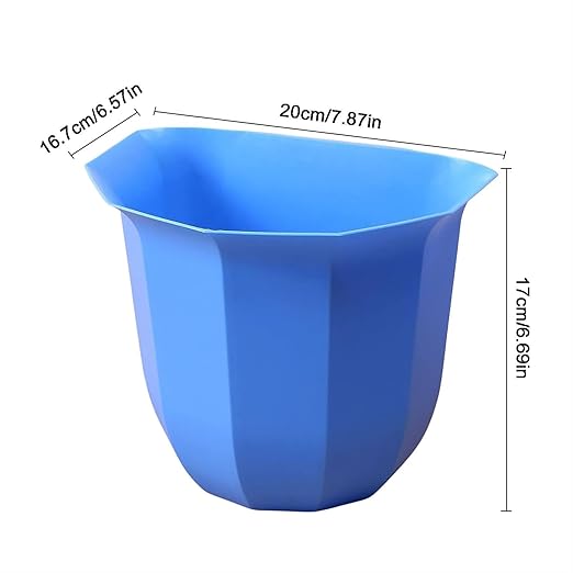 Hanging Trash Can, Kitchen Garbage Bin Waste Bins, Wall Mounted Waste Bin Over The Cabinet Door Trash Can Small Kitchen Trash Cans Household Storage Box for Cabinet Doors (Color : B)