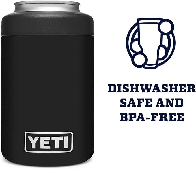 YETI Rambler 12 oz. Colster Can Insulator for Standard Size Cans, Black (NO CAN INSERT)