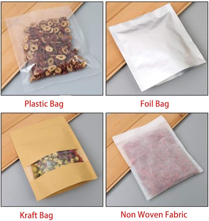 16 inch Manual Impulse Bag Hand Heat Sealer Machine, Bag Sealer Heat Sealing Closer Tool Poly Tubing Plastic Bag, 2 Free Replacement Kit