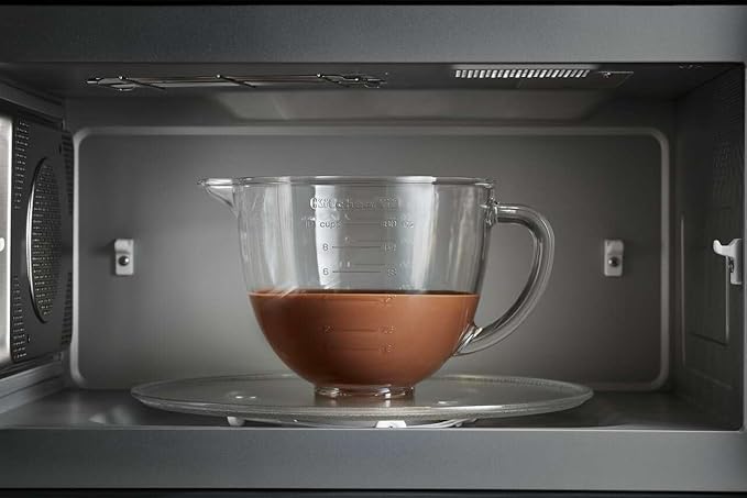 KitchenAid Classic Series 4.5 Quart Tilt-Head Stand Mixer K45SS, White & 3.5 Quart Tilt-Head Glass Bowl - KSM35GB