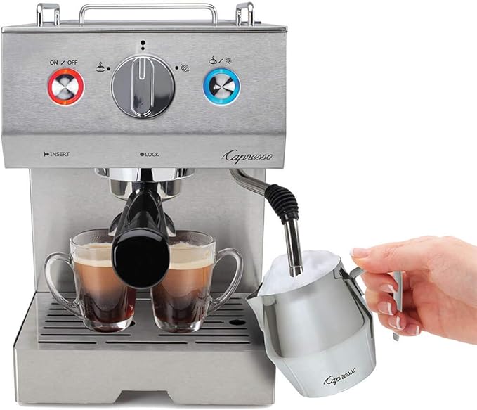 Capresso Cafe Select Professional Stainless Steel Espresso & Cappuccino Machine