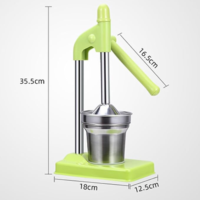 Cast Iron Juicer Hand Press, Heavy Duty Manual Juicer Stainless Steel Lemon Squeezer, for Fresh Orange Juice, Easy-to-Clean for Bar Kitchen