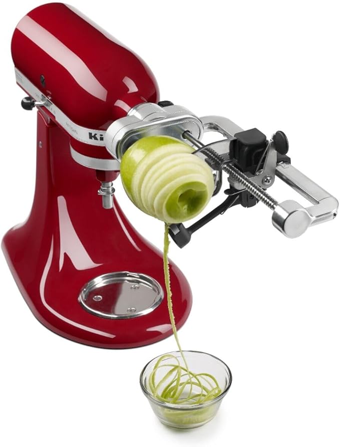 KitchenAid Stand Mixer Attachment,KSM1APC Fruit and Vegetable Spiralizer,(Pack of 2)