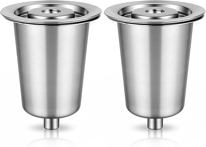 Reusable Filter Cup for Cuisinart (Stainless Steel - 2 Pack)