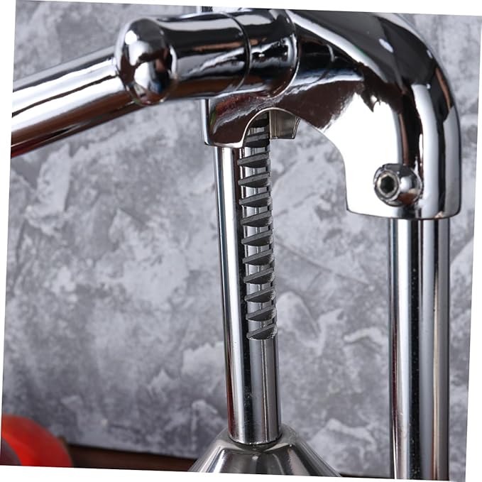 PRETYZOOM Stainless Steel Manual Lemon Squeezer Hand Press Fruit Juicer Machine Cold Press Citrus Squeezer