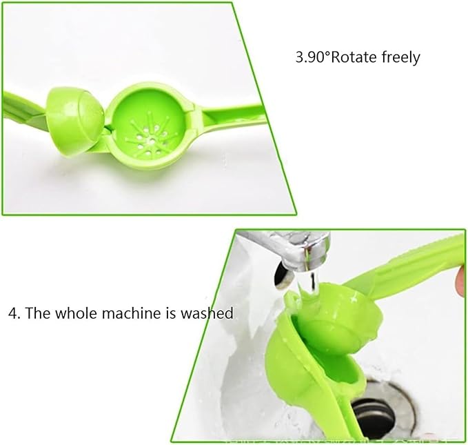 Premium Manual Citrus Juicer, Heavy Duty Lemon, Lime & Orange Squeezer Professional Hand Press Juicer for Fresh Juice Rust-Resistant & Easy to