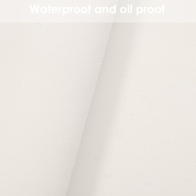 Leather Table Cover,1.8mm Thick,12x84 Inch Desk Cover,Dresser Cover Top,Dresser Protector Top,Dresser Cover,End Table Cover.(White+White,12x84)