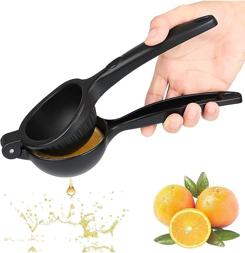 Manual Citrus Juicer Professional Cast Iron Orange Squeezer Heavy Duty Hand Press for Maximum Juice Output, Effortless Use