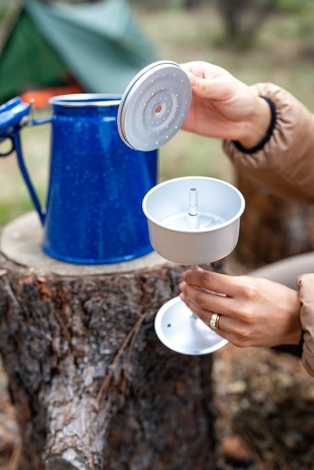 Stansport Aluminum Percolator Replacement Stem and Basket – Universal Fit for Camping Coffee Pots – Lightweight & Durable Outdoor Coffee Maker Accessory – 7.25" Height