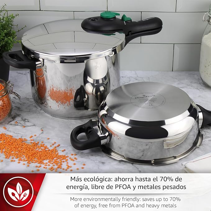Magefesa Dynamic Pressure Cooker 18/10 Stainless Steel