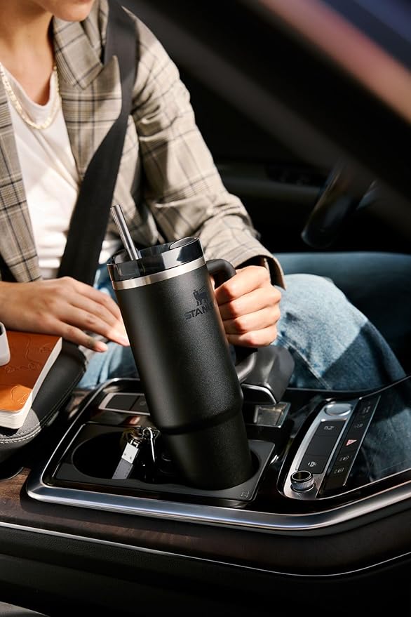 STANLEY Quencher H2.0 Tumbler with Handle and Straw 40 oz | Flowstate 3-Position Lid | Cup Holder Compatible for Travel | Insulated Stainless Steel Cup | BPA-Free | Cobalt