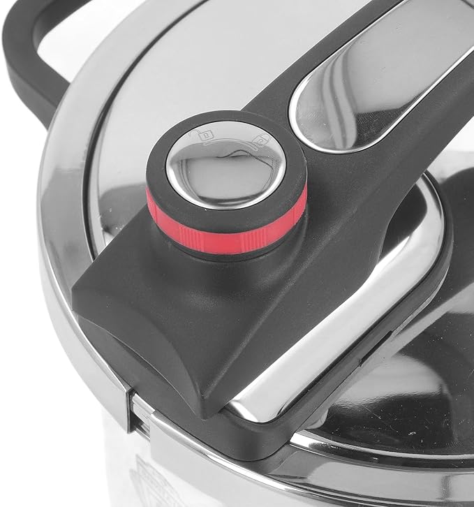 Multi Cooker, 6L Electric Pressure Cooker Efficient and Quick Cooking with Foldable Handle for Home
