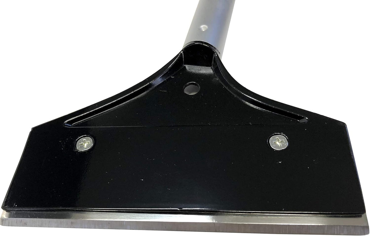 Chef Master Stainless Steel Replacement Blade Griddle Scraper, 5 1/2" Wide x 1.2mm Thick Stainless Steel Reversible Blade, Fits Most Scrapers, Double Beveled Edge for Chrome Griddle by FryOilSaver Co.