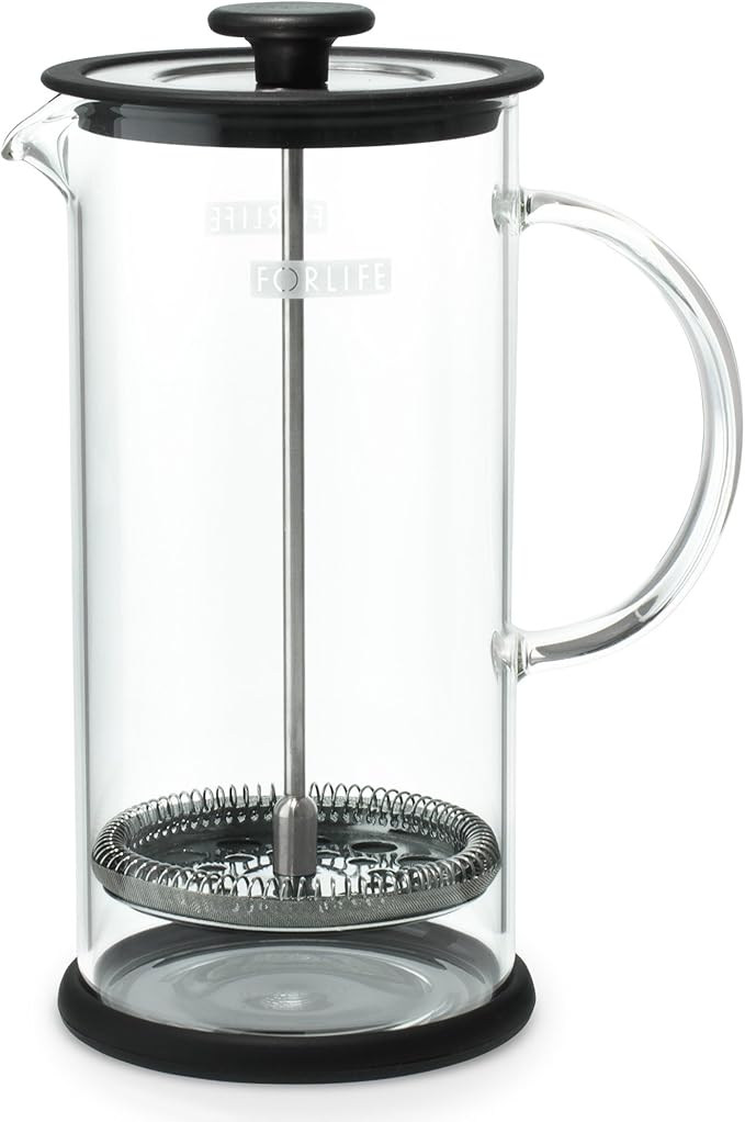 Cafe Style 828-BLK Coffee/Tea Press, 32-Ounce, Black
