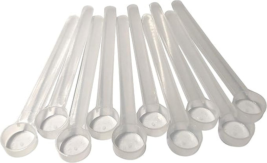1/8 Teaspoon (0.625 mL | A Pinch) Long Handle Scoop for Measuring Coffee, Pet Food, Grains, Protein, Spices and Other Dry Goods (Pack of 10)