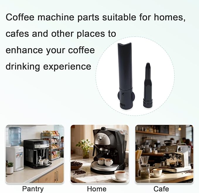 Coffee Maker Frother Parts Coffee Foam Nozzle Accessories Steam Nozzles Aerator, Cappuccino Steam Nozzle Compatible with delonghi espresso machines ECO310, VBG, EC702(T), ECO311, EX-1S11, EC410, EC331
