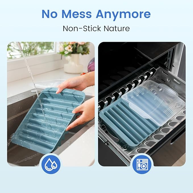Microwave Bacon Cooker Rack with Plastic Transparent Lid - Crispy & Grease-Free (1 PCS)