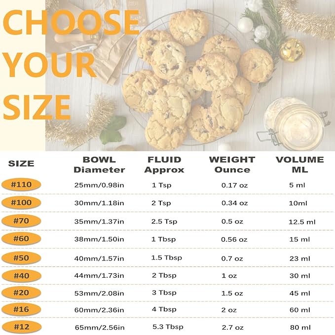 Cookie Scoop, Ice Cream Scoop, 1Tbsp/15 ml/0.5oz Cookie Scoops for Baking, 18/8 Stainless Steel Cookie Scooper for Baking, Cookie Dough Scoop with Non-slip Grip(Blue)