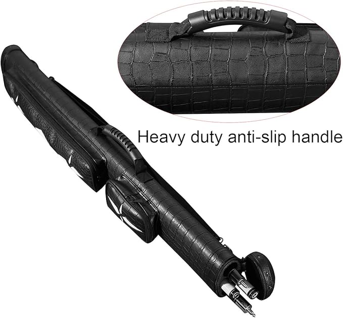 2X2 Billiards Pool Cue Tube Carrying Case