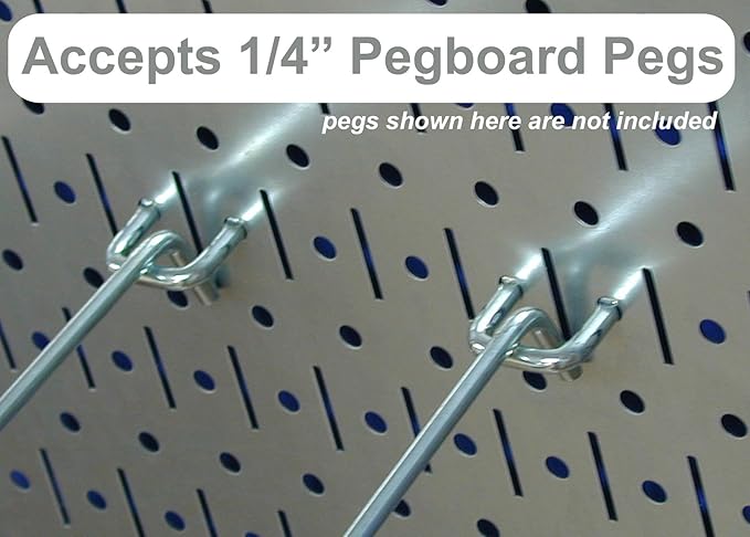 Wall Control Kitchen Pegboard Organizer Pots and Pans Storage Rack Organization Kit with Yellow Pegboard and Red Accessories