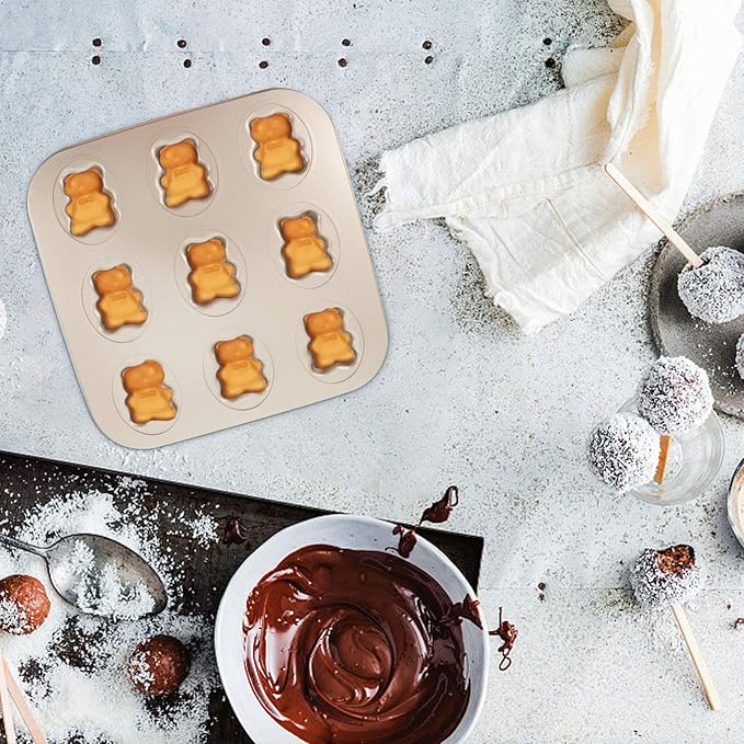 Cake Tin， Non-Stick Cake Mould, Baking Tools Baking Mold,Cake Mould,Baking Madeleine Mold Cake Pan Nonstick Small Baking Pan Pig Baking Mold Heavy Carbon Steel for Oven Baking Cookies Cake Chocolate P