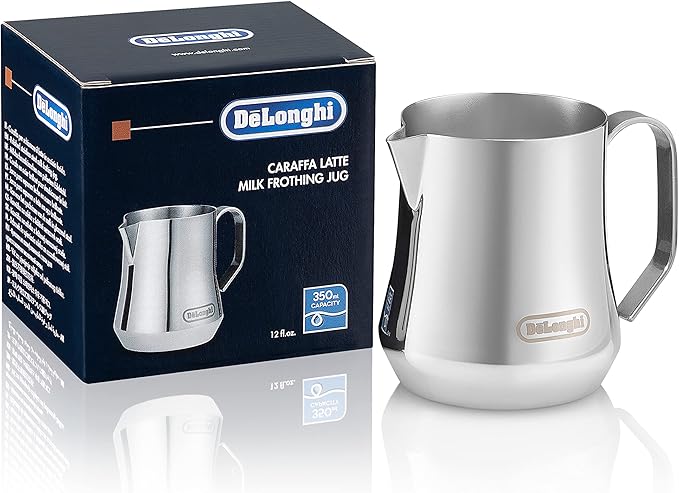 DeLonghi Stainless Steel Milk Frothing Pitcher for DeLonghi Stilosa Manual Espresso Machine