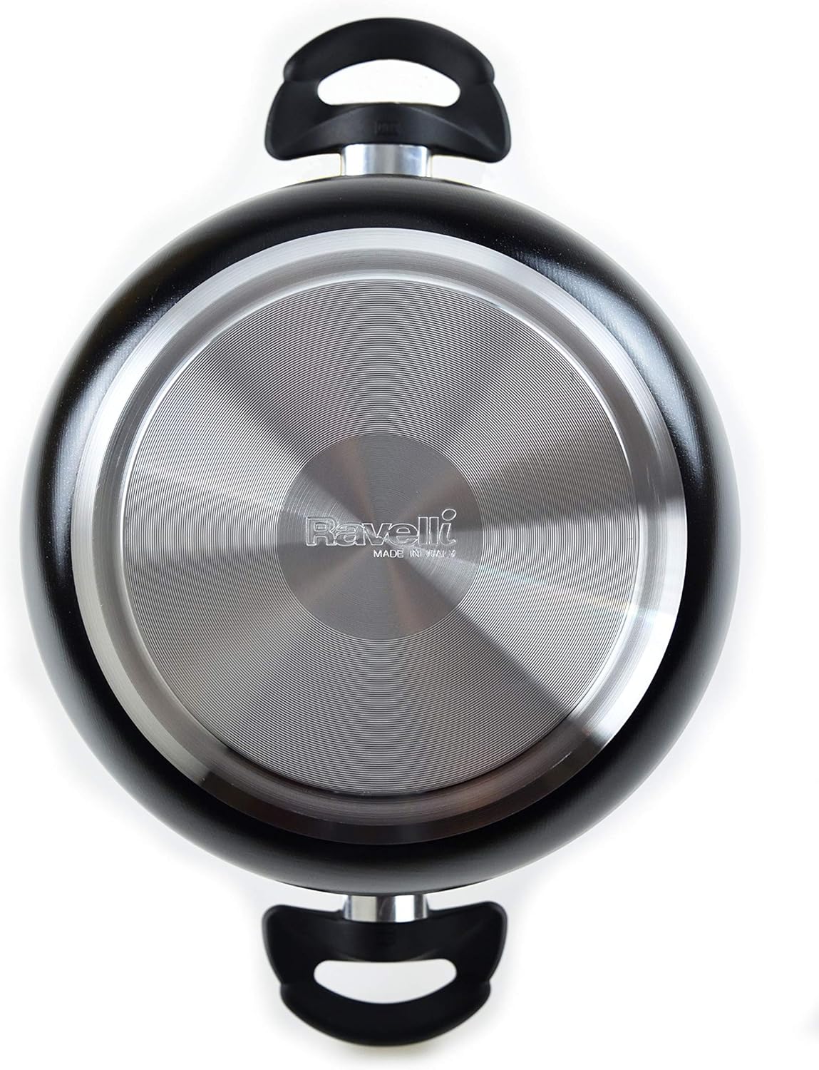 RAVELLI Italia Linea 30 Non Stick Stock Pot with Glass Lid (3.2 Quart)