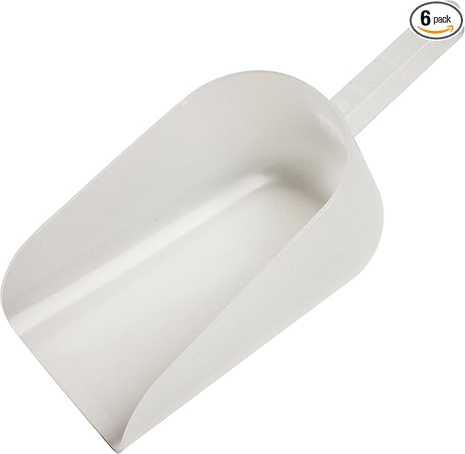 SP Bel-Art Sampling Scoop; 1100ml (37.2oz), Plastic (Pack of 6) (F36756-0000) Made in USA