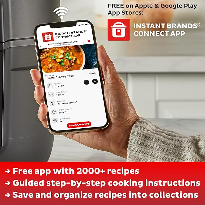 Instant Pot Duo Plus 9-in-1 Electric Pressure Cooker, Slow Cooker, Rice Cooker, Steamer, Sauté, Yogurt Maker, Warmer & Sterilizer, Includes App With Over 800 Recipes, Stainless Steel, 3 Quart